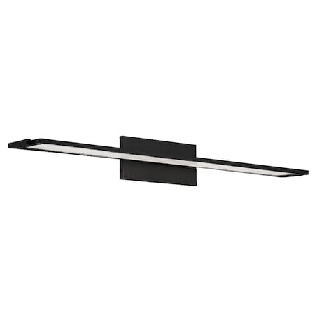 Dweled Line 36in LED Bathroom Vanity or Wall Light 3000K in Black WS-67